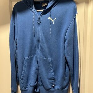 Puma Men's Blue Hoodie Sweater